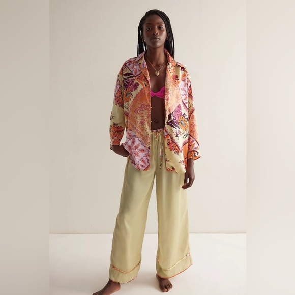 𝓯𝓹 Free People ~ dreamy days satin pajama set - Picture 11 of 17